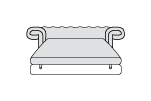 2 Seat Sofa Bed