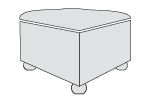 Box Chesterfield Footstool