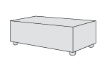 Chesterfield Glass Topped Coffee Table