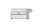 2 Seater – Right Arm