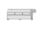 3 Seater – Right Arm