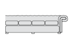 4 Seater – Right Arm